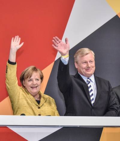 Angela Merkel und Bernd Althusmann in Hildesheim am 27.09.2017. - Angela Merkel und Bernd Althusmann in Hildesheim am 27.09.2017.