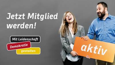 Gerade junge Menschen an die Politik heranf�hren - 2019. Mitglieder werben. 