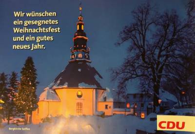 Gesegnete Weihnachten und ein gutes neues Jahr - CDU Weihnachtsgruß im Dezember 2020.  - Gesegnete Weihnachten und ein gutes neues Jahr - CDU Weihnachtsgruß im Dezember 2020. 