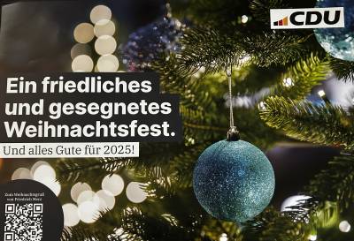 Frohe Weihnachten und alles Gute f�r das kommende Jahr 2025 ! 
