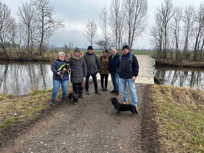 Wandergruppe der Braunkohlwanderung am 16.02.2025 des CDU Ortsverbandes Gronau (Leine).
