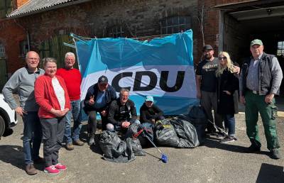 Umwelttag der CDU Gronau (Leine) am 12.04.2025 - hier auf dem Hof Tenne. 