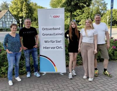 Drei neue Mitglieder f�r den CDU-Ortsverband Gronau (Leine) am 19.06.2025 ! 