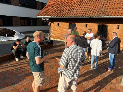 Letzte Fraktionssitzung der Stadtratsfraktion mit G�sten und Grillen ! 