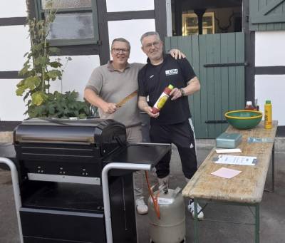 Kandidatenvorstellung der CDU Leinebergland auf dem Hof Nagel in Eime im August 2026 - Grillteam Borovka & Wedekind. 