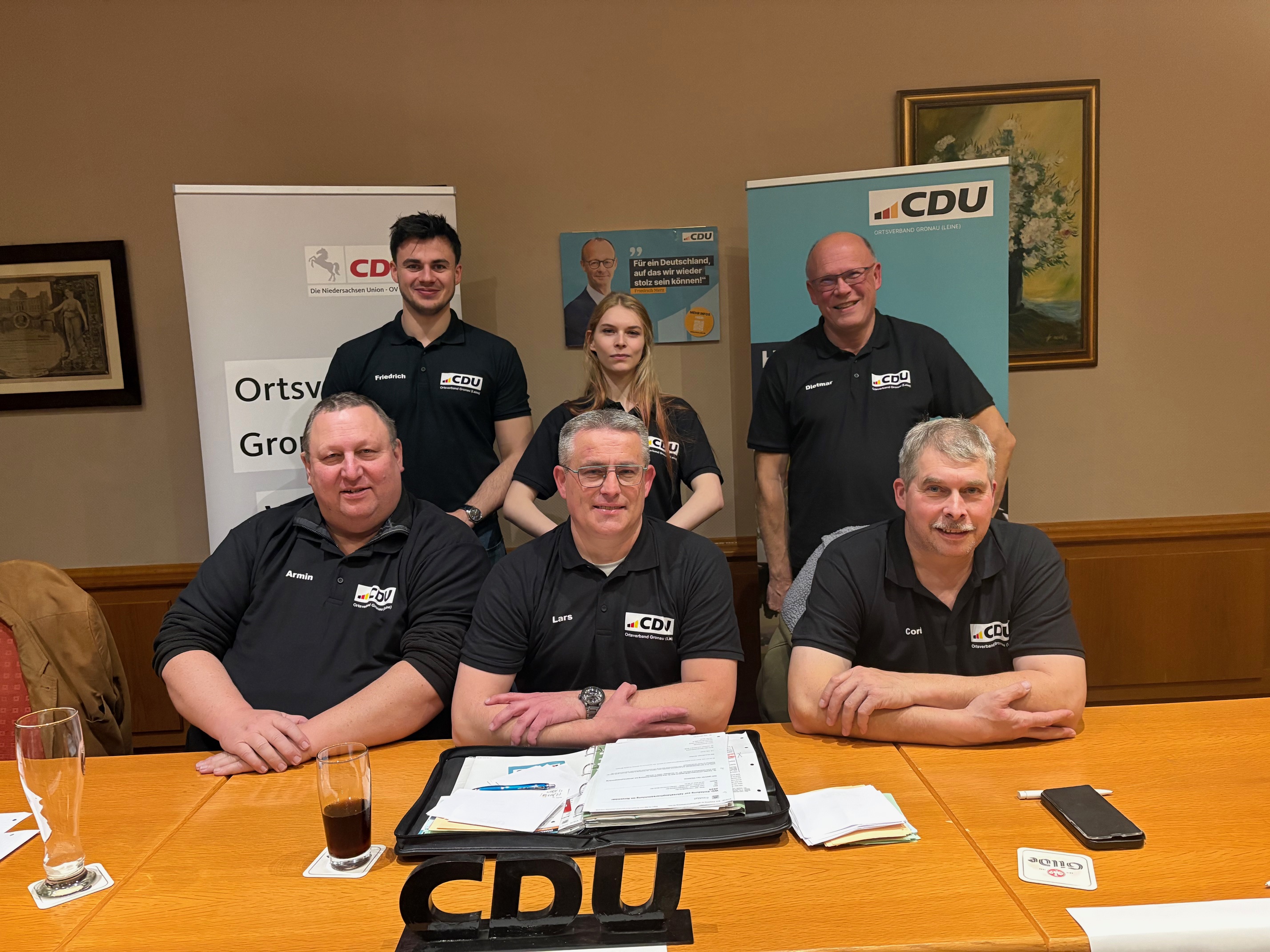 Der CDU-Vorstand des Ortsverbandes Gronau (Leine) tagt am Mittwoch Abend das 1. Mal 2026. 
